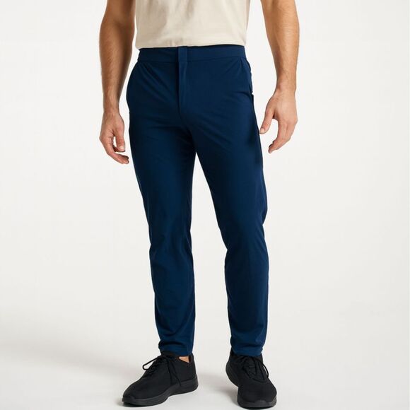 ALO Yoga Blue Casual Chino Pants Trousers  Mens Size 36R - Picture 1 of 9